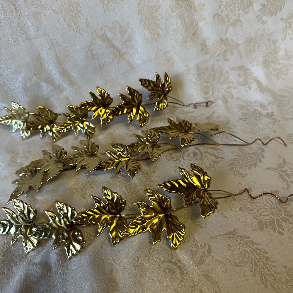 Vintage Ivy Leaves set of 3